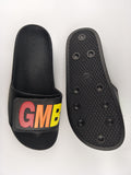 GMB Velcro Logo Rainbow Pride Slides