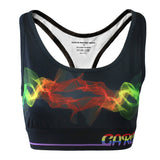 GMB Rainbow Smoke Customized Sports Bra 2.0