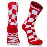 GMB Fire Red Customized Block Style Sport Socks